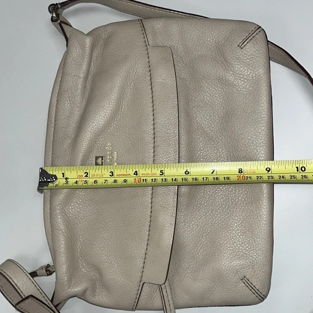 Kate ♠️ Spade bone colored leather crossbody bag